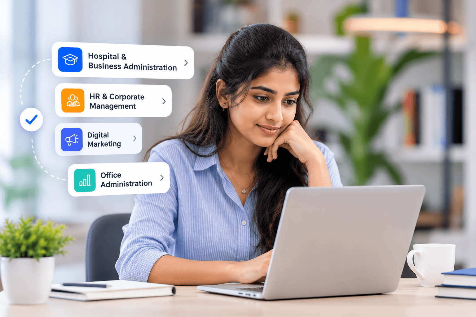 Student exploring career-focused courses at Elevate Global Academy